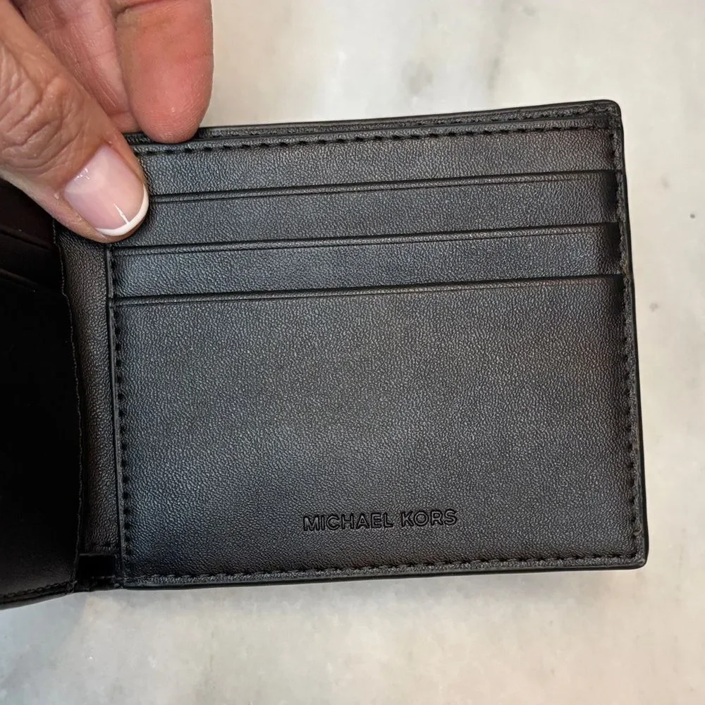 Michael Kors Signature MK Logo Saffiano Leather Wallet - NWOT